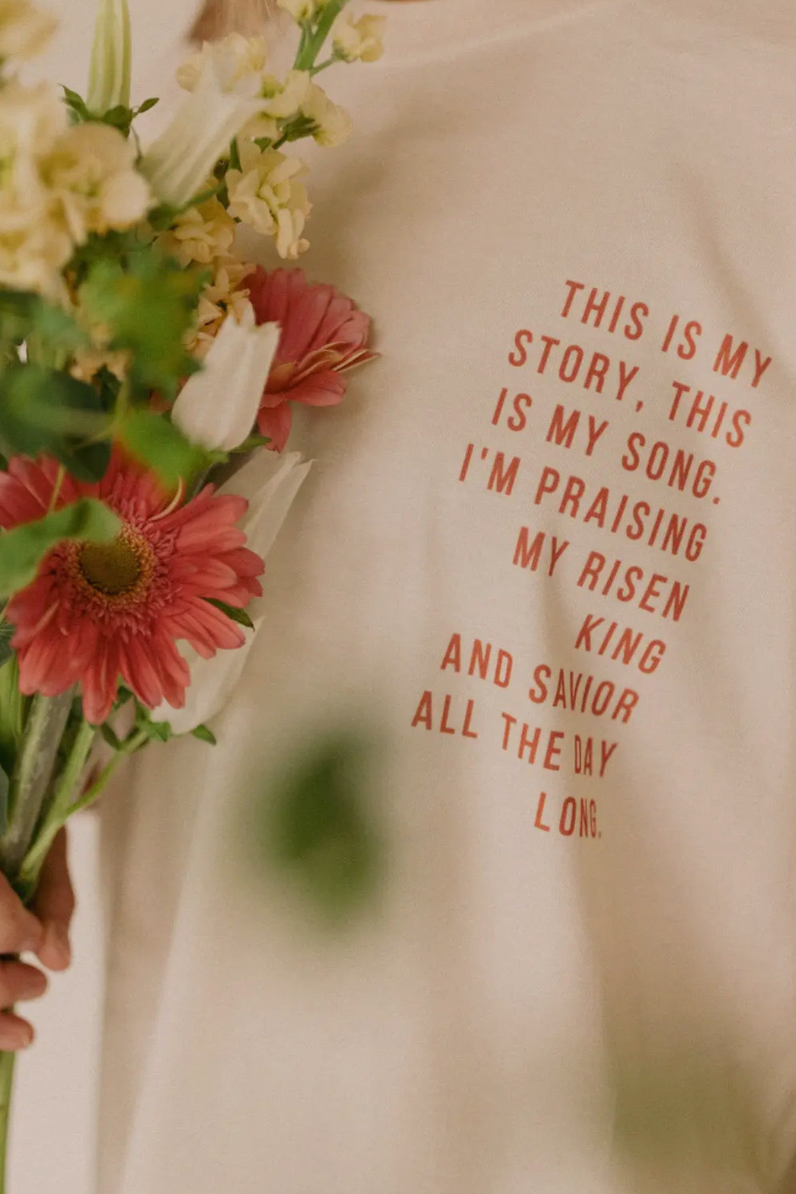 Praising My Risen King Easter Comfort Colors Tee