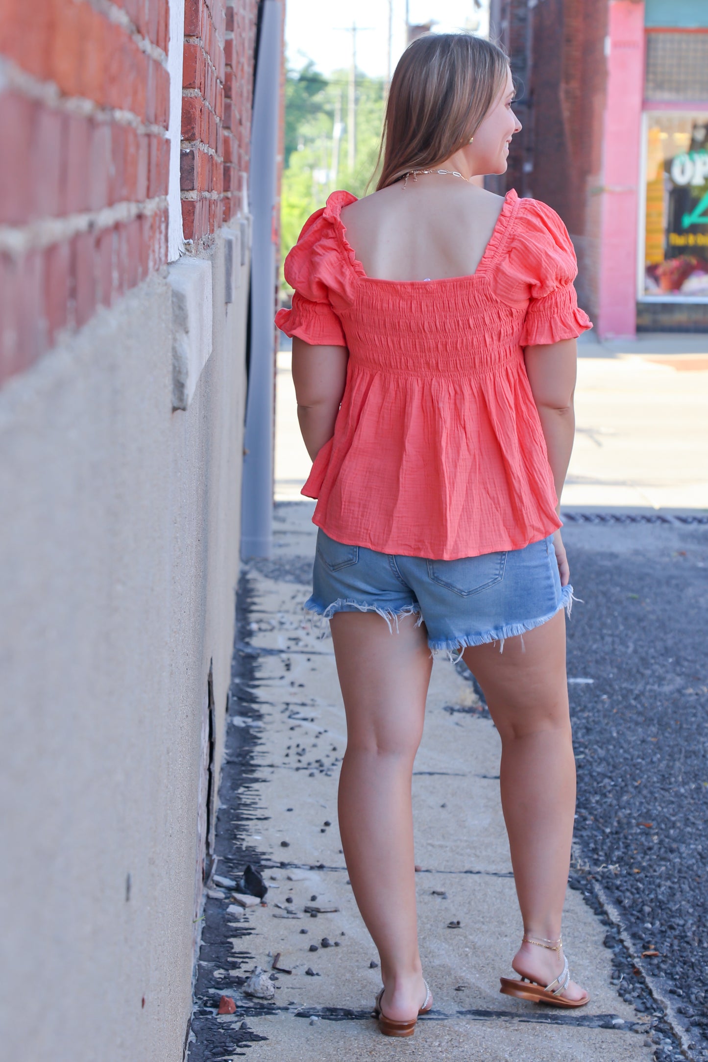 Ready For Vacay Top, Coral