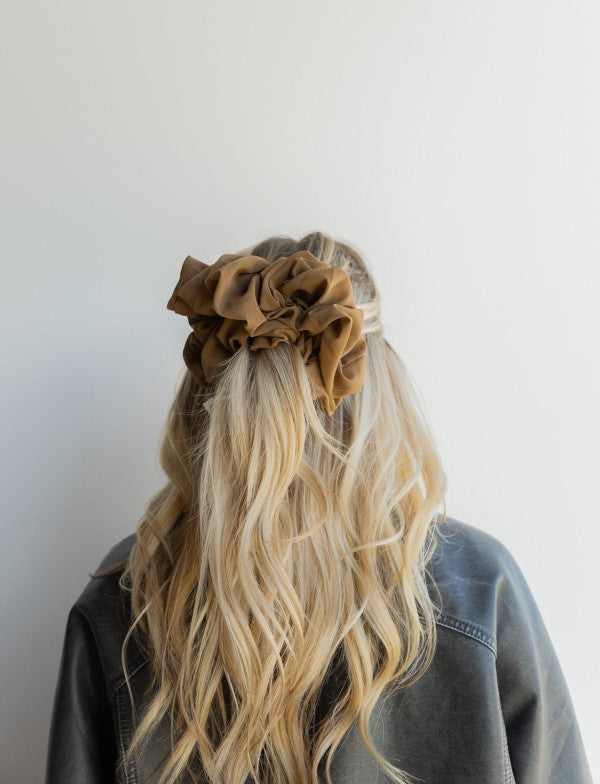 Jumbo Scrunchie, Cool Brown