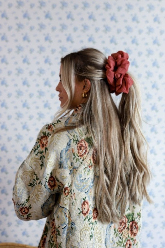 Jumbo Scrunchie, Dusty Rose