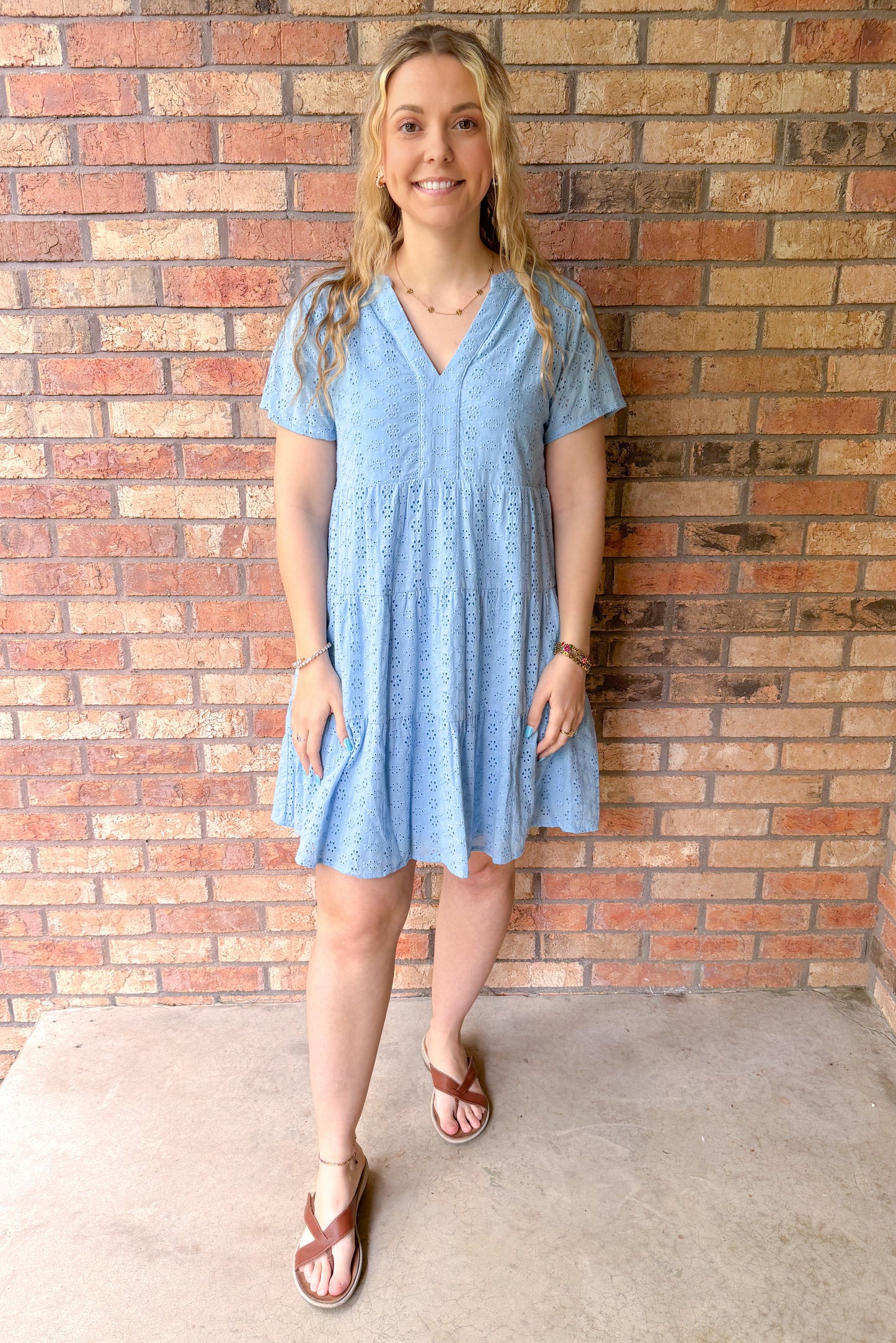 Breath Of Fresh Air Dress, Blue