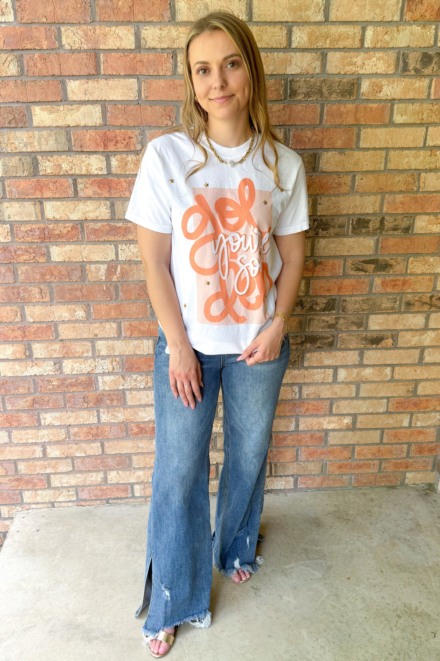 You're So Golden Star Comfort Colors Tee, White