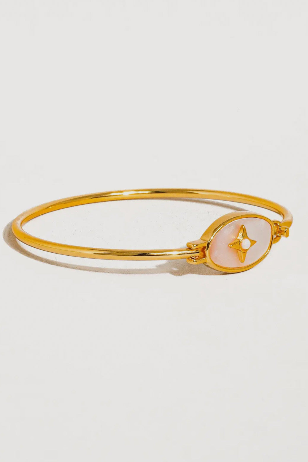 Amelia 18K Gold Plated Vintage Star Shell Bracelet, Gold