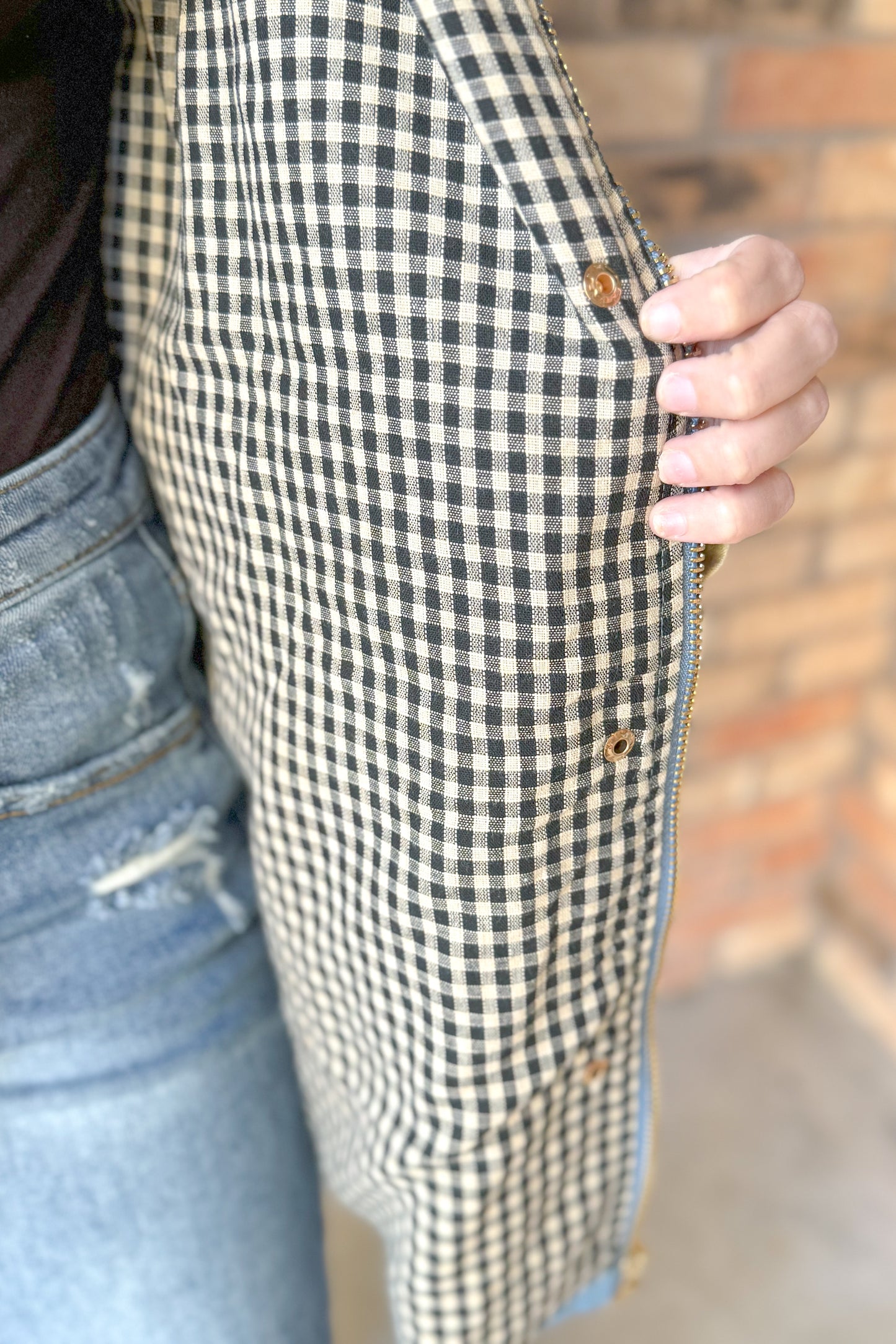 Taking Charge Multi Panel Denim Chore Jacket