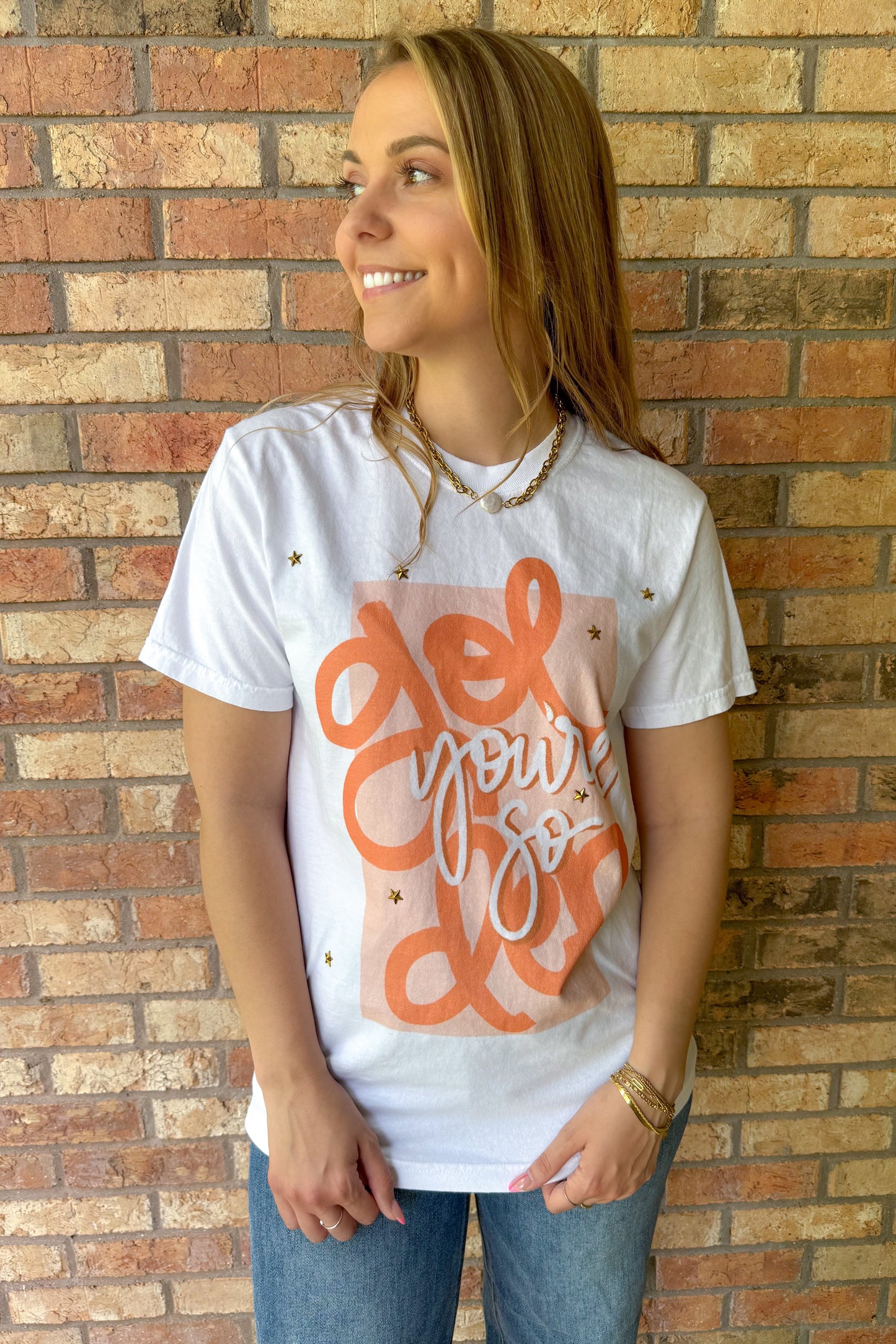 You're So Golden Star Comfort Colors Tee, White