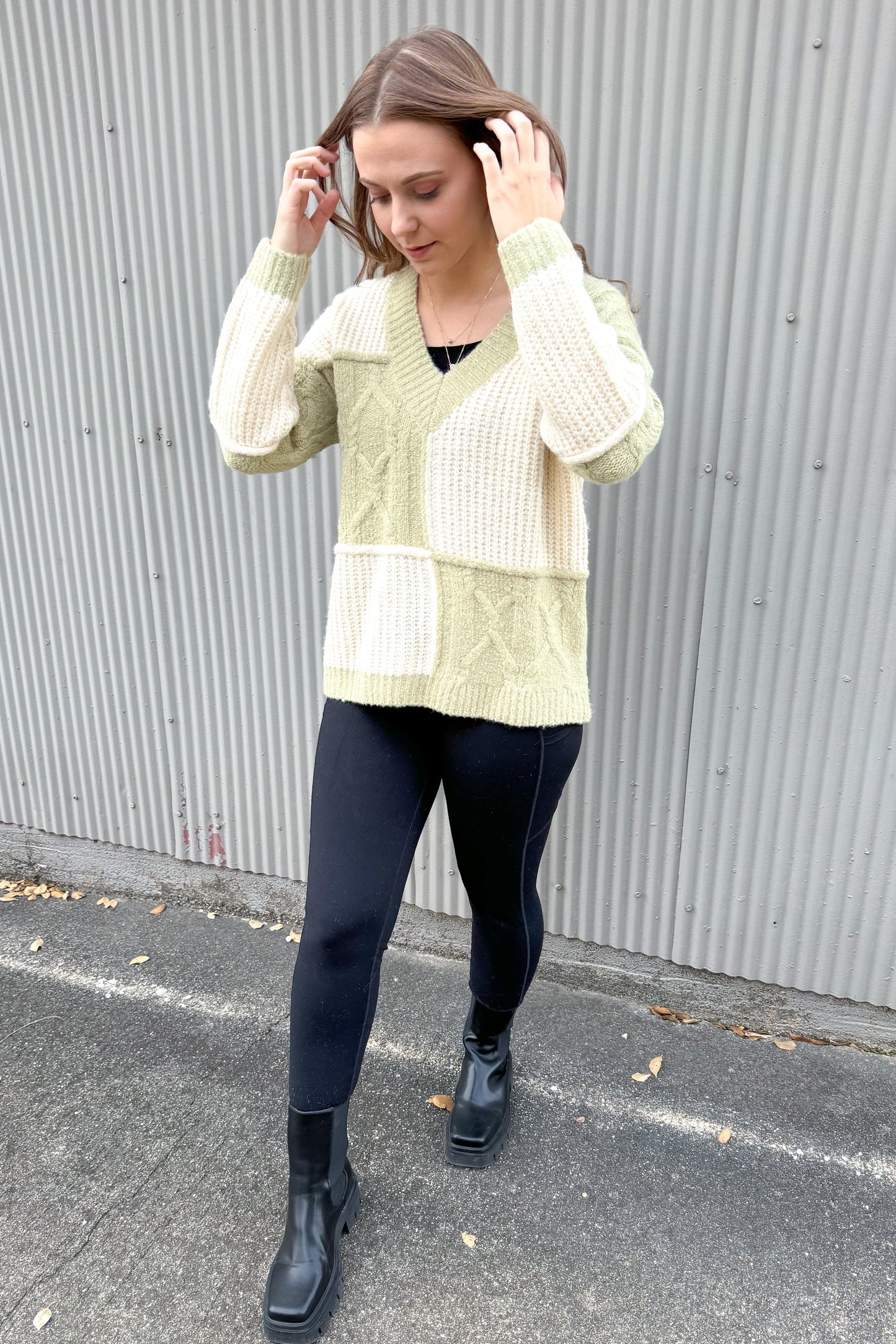 Say It Ain’t So Sweater, Green