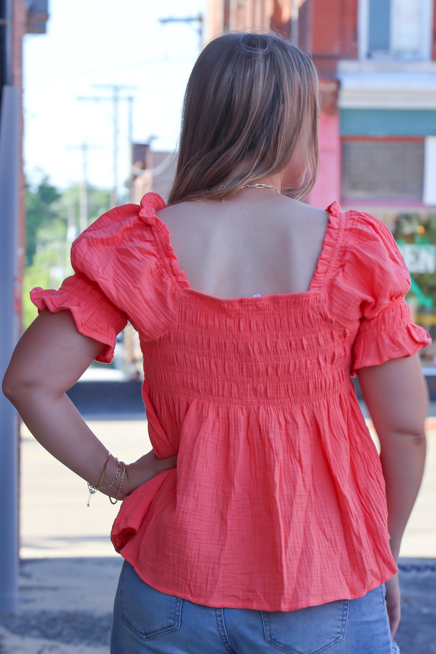 Ready For Vacay Top, Coral