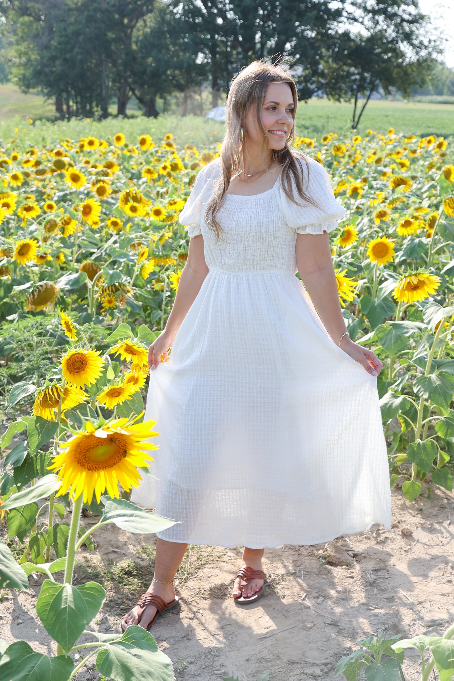 New Hope Dress, White