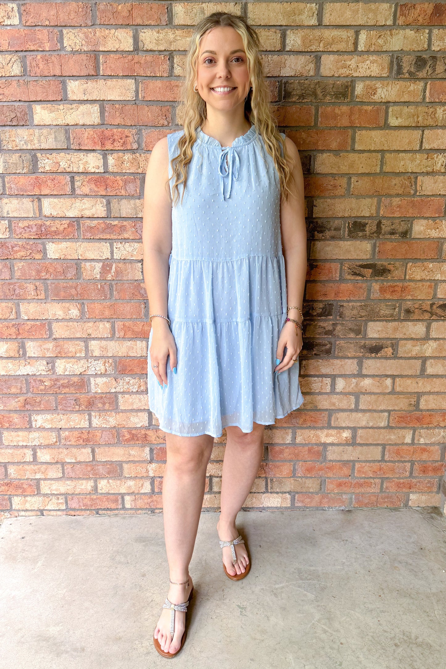 Take Me Away Dress, Blue