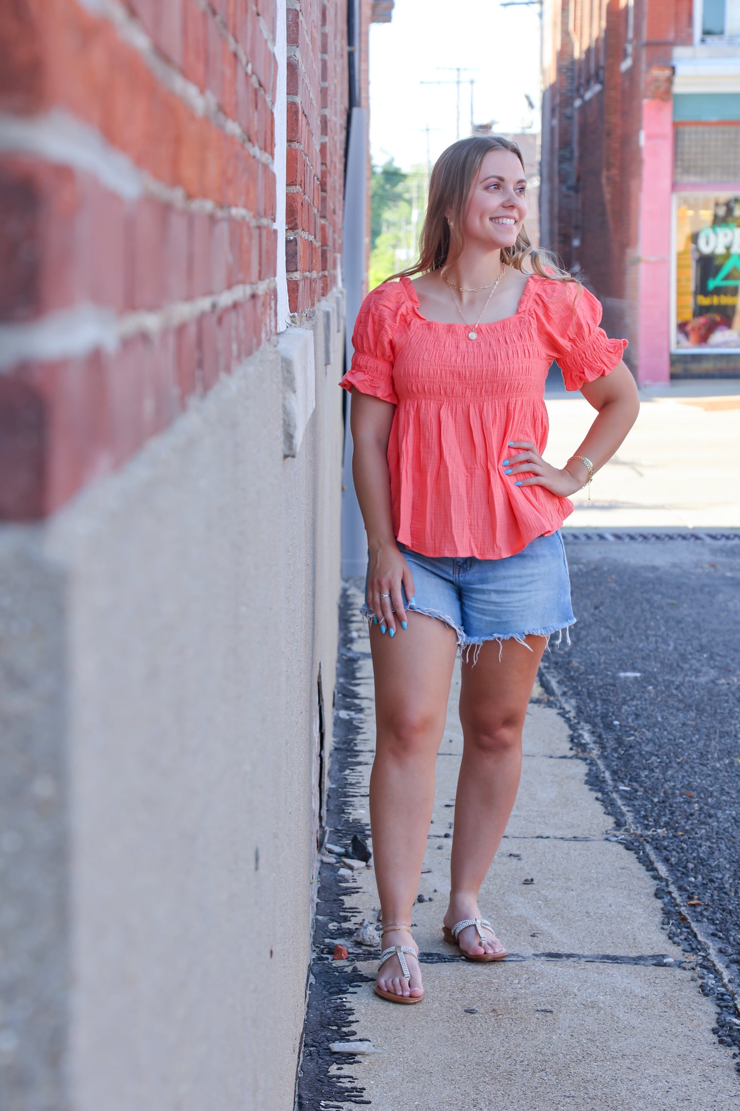 Ready For Vacay Top, Coral