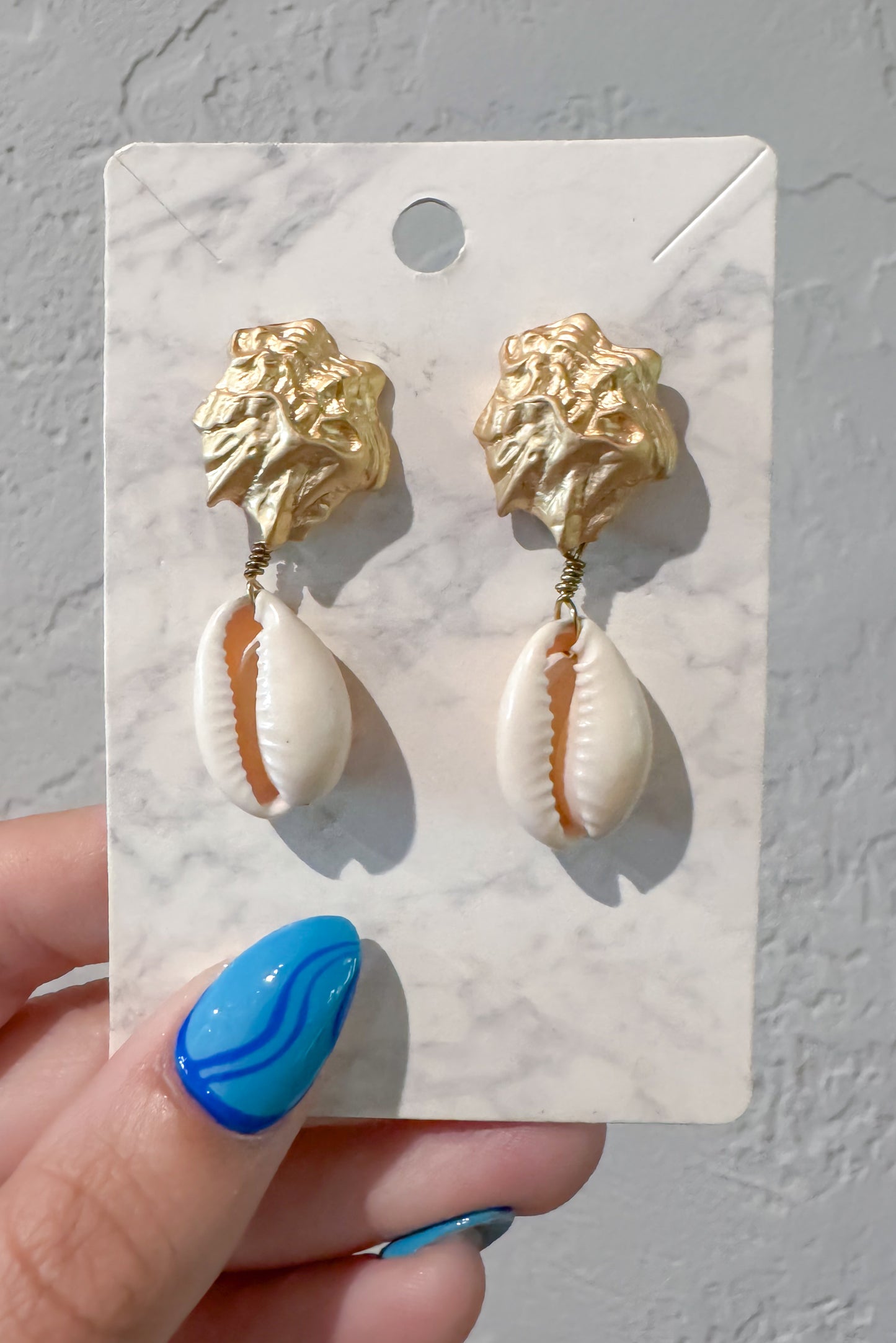Lost At Sea Earrings, Gold