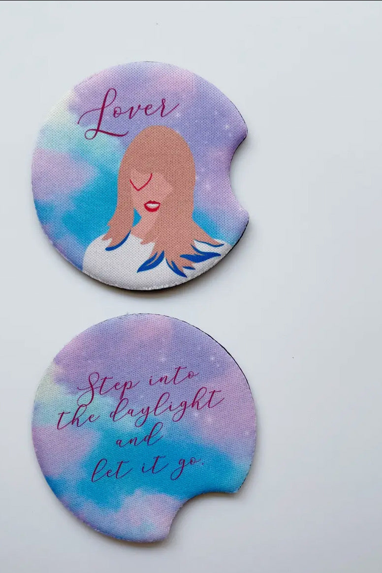 Taylor Swift Lover Album Car Coasters