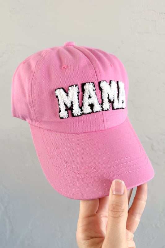 Sherpa Mama Baseball Cap, Pink