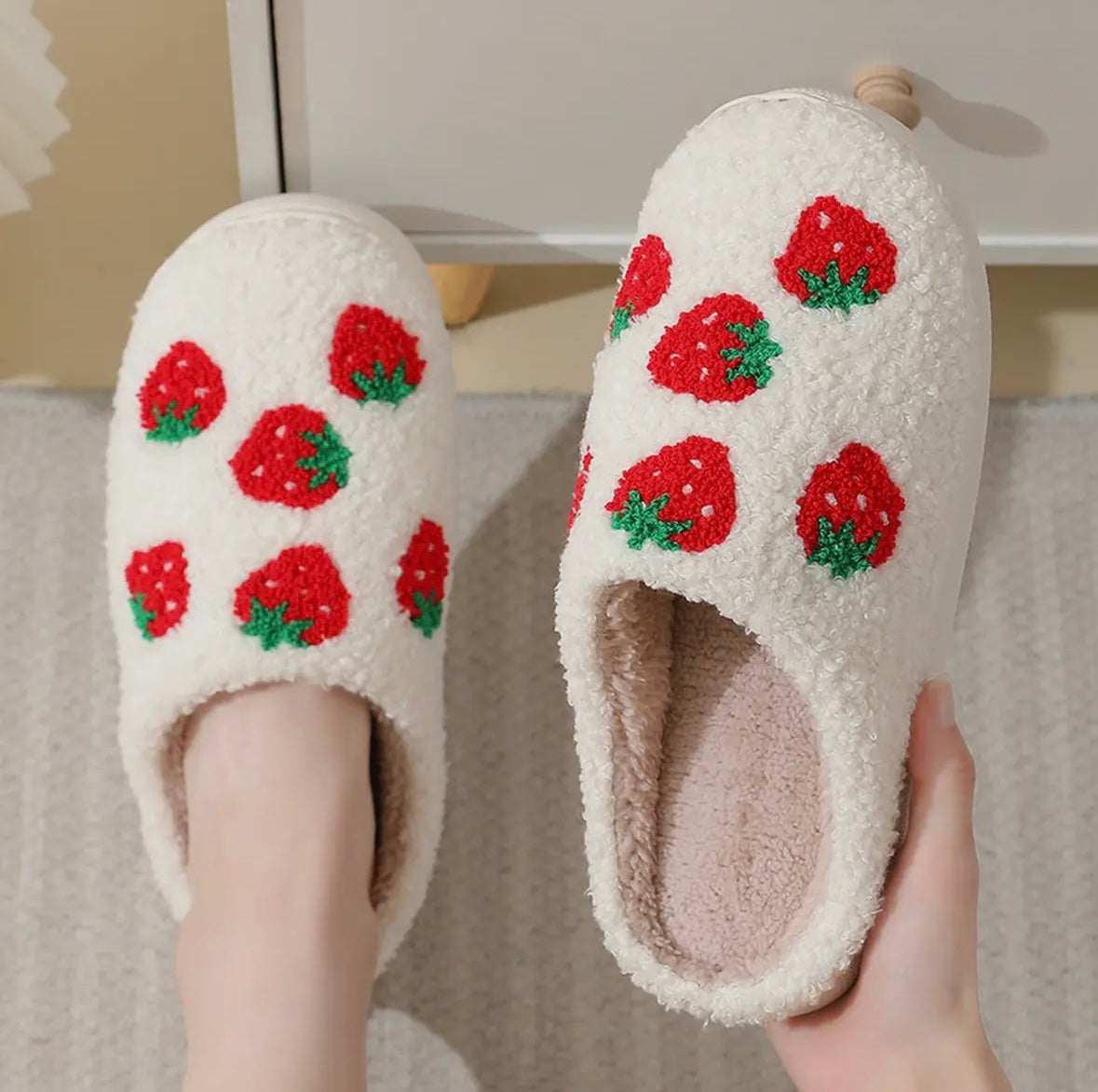 Strawberry Slippers