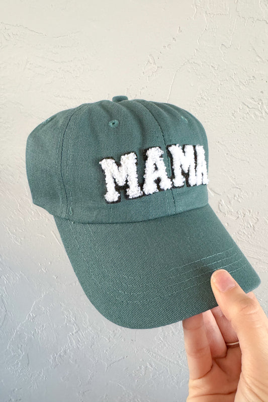 Sherpa Mama Baseball Cap, Harbor Teal