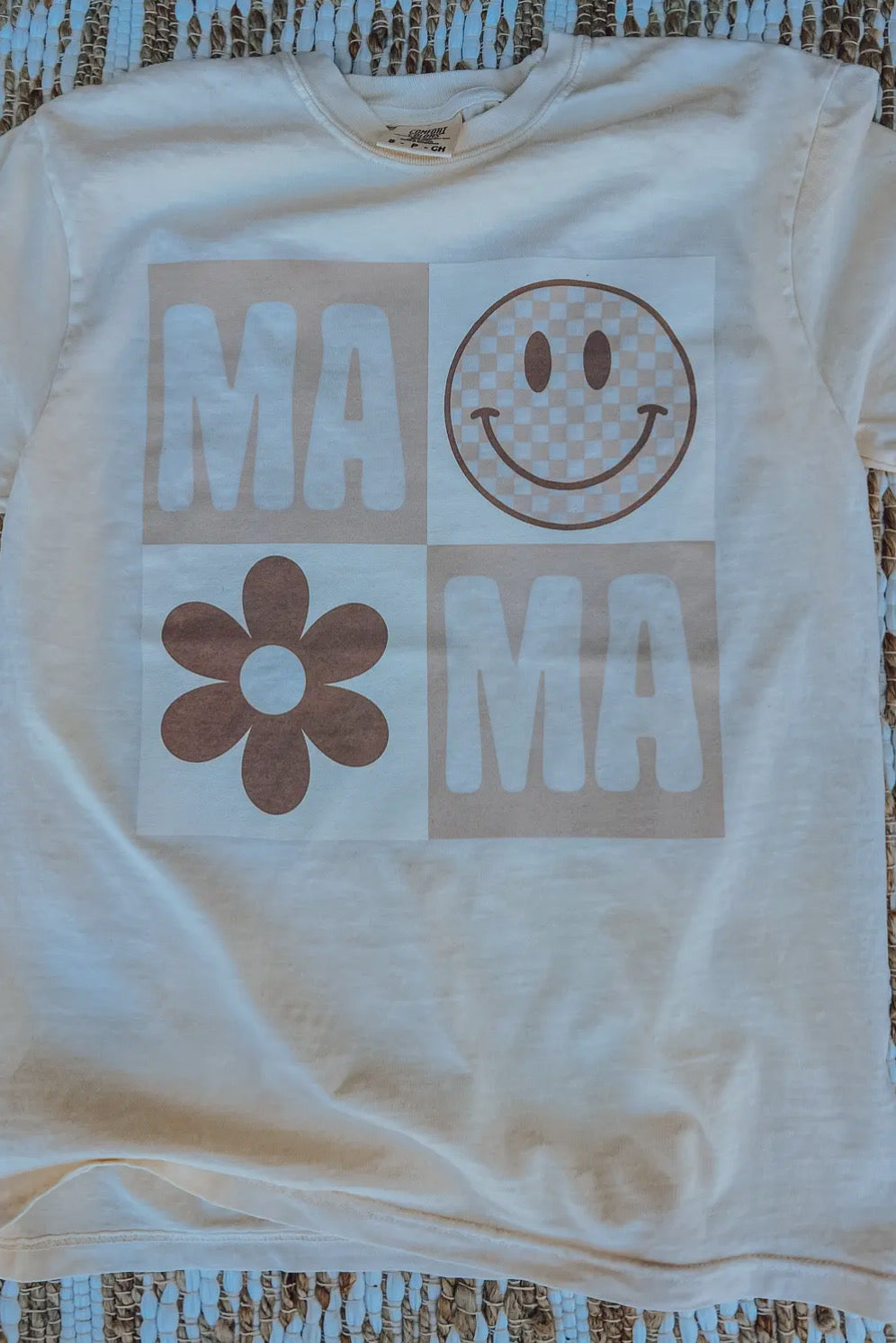 Mama Comfort Colors Tee, Ivory