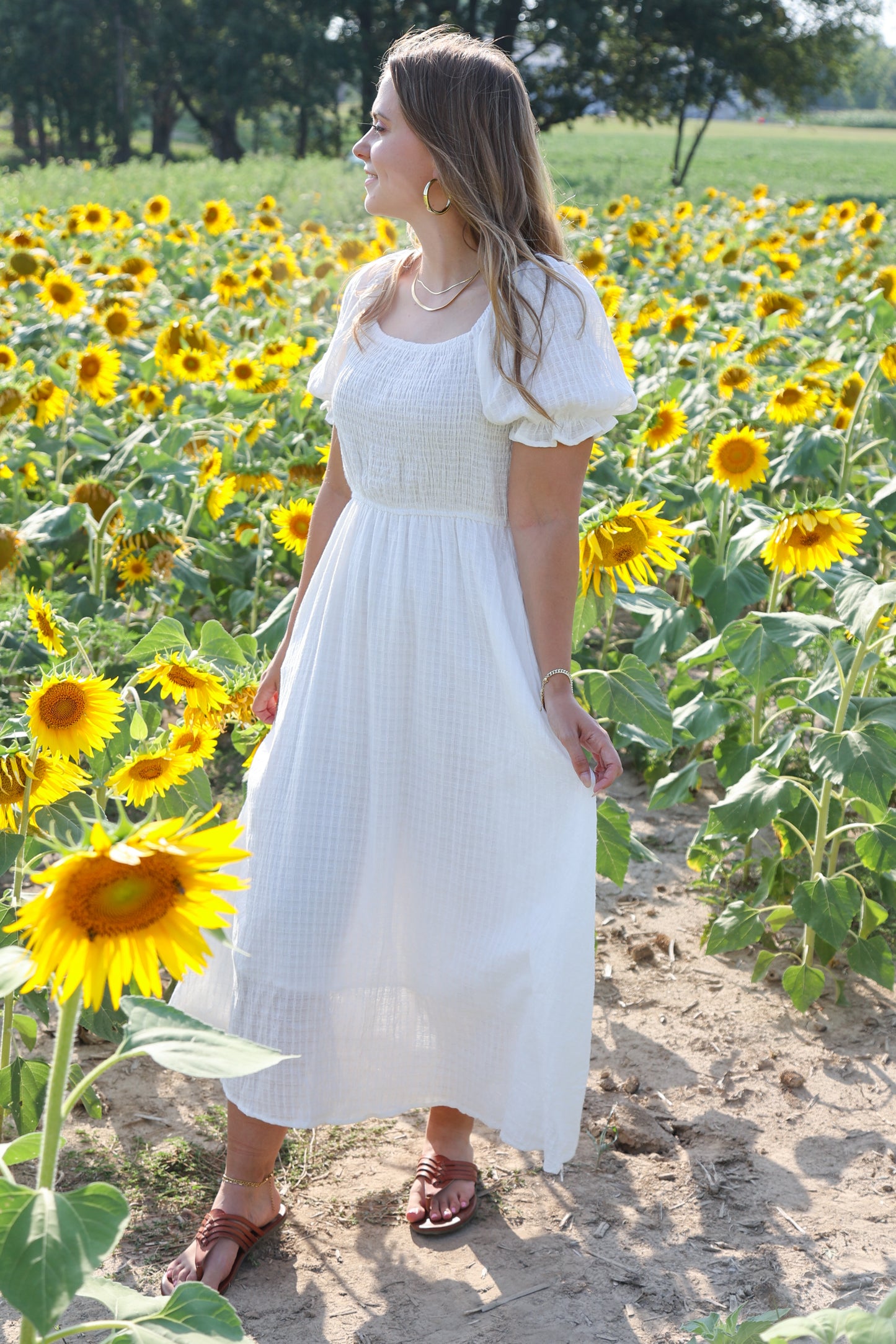 New Hope Dress, White