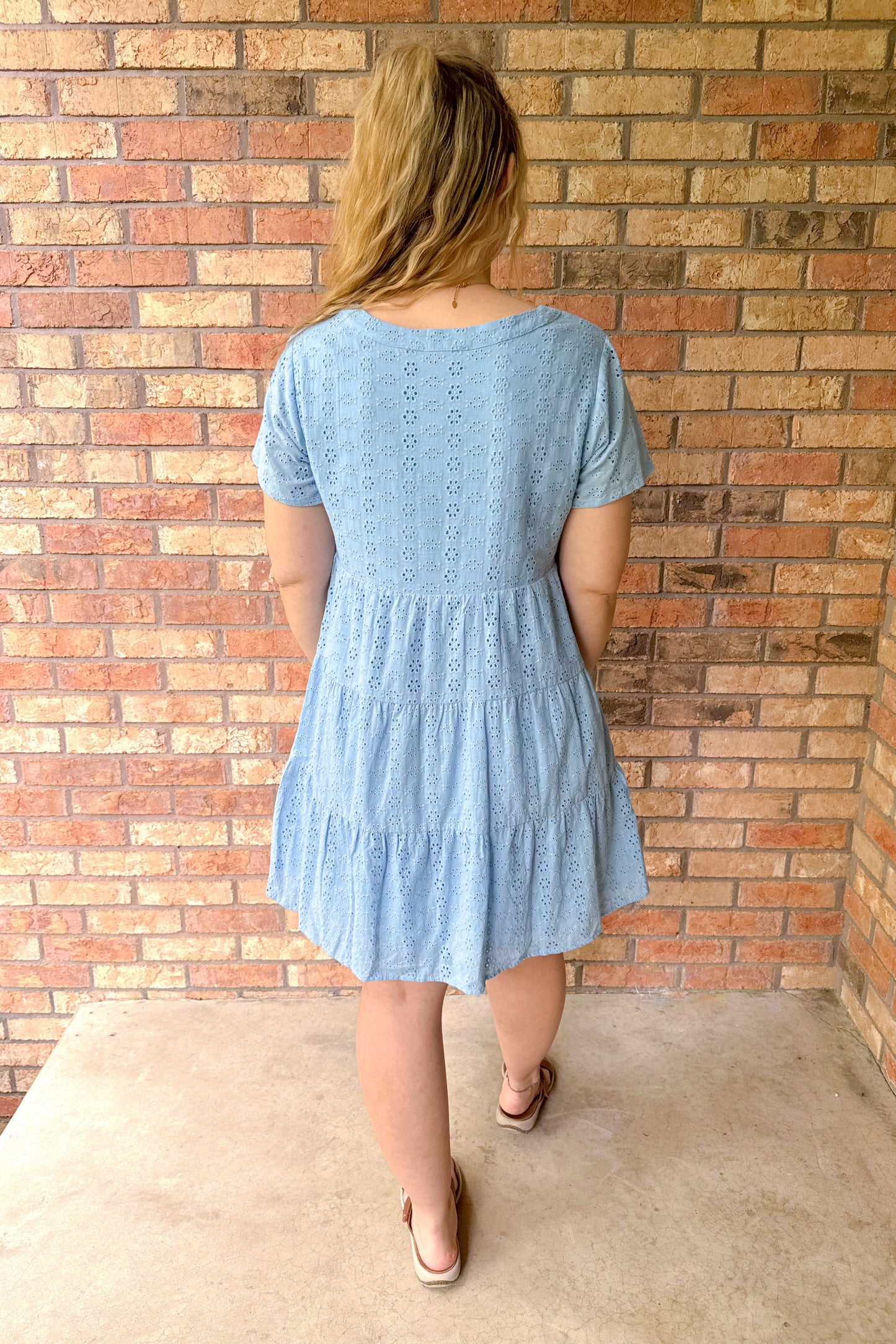 Breath Of Fresh Air Dress, Blue