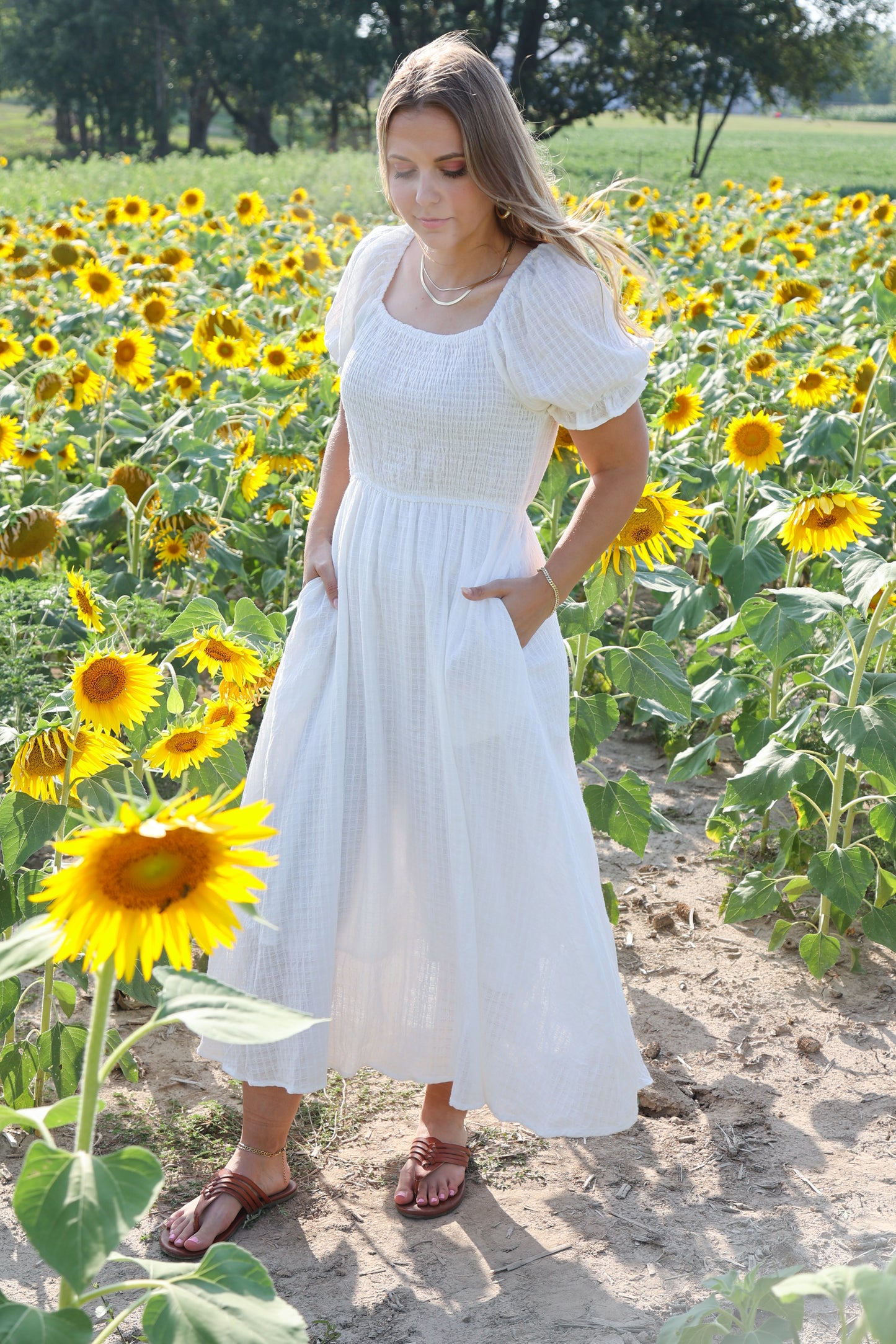 New Hope Dress, White