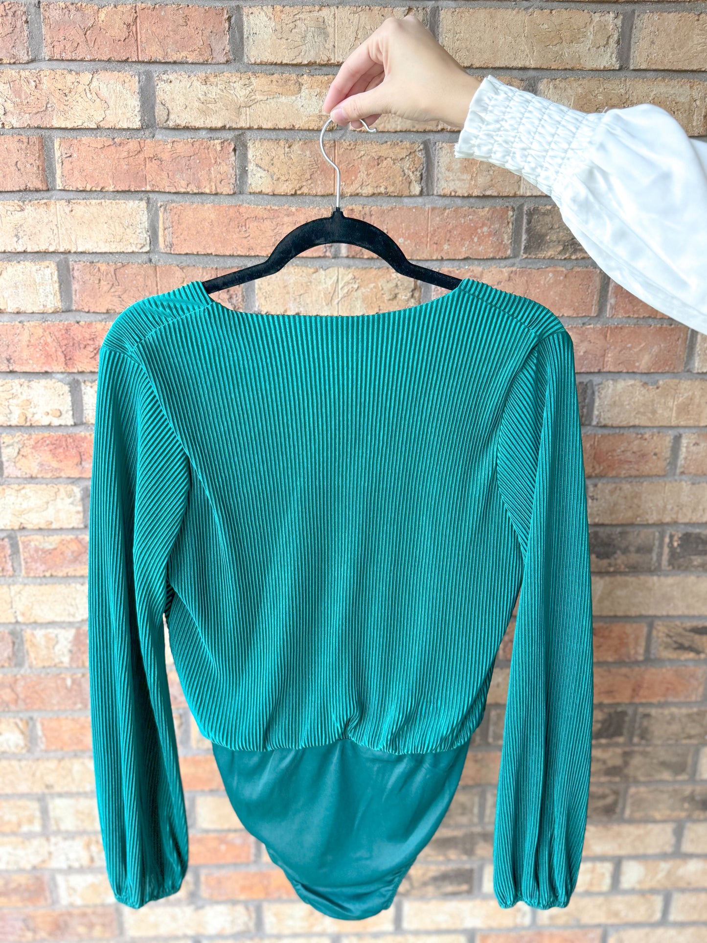 Home For The Holidays Bodysuit, Sea Green