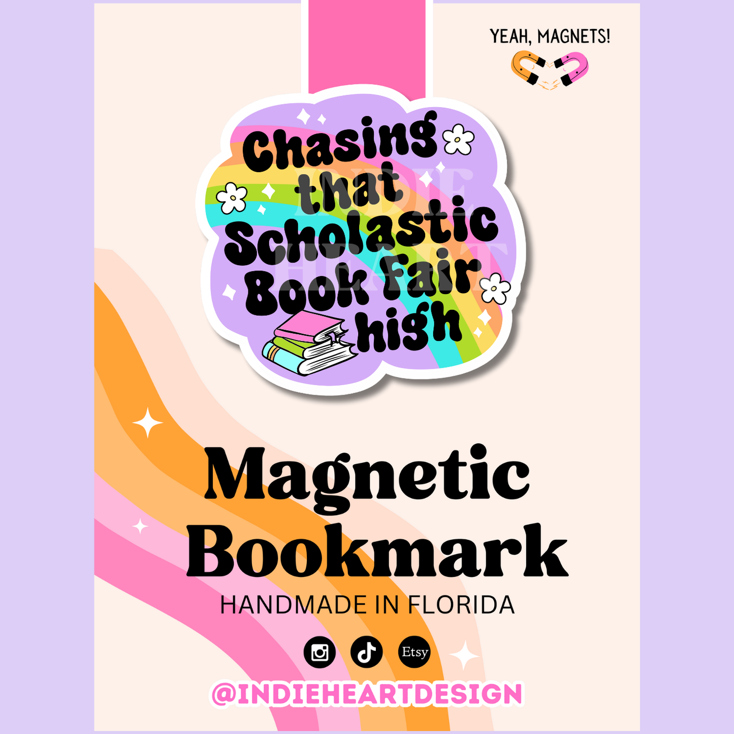 Book Fair Magnetic Bookmark
