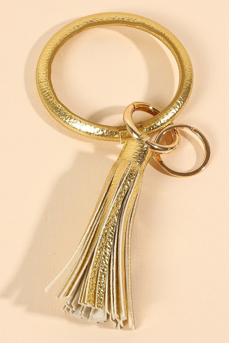 Ride In Style Keyring, Gold