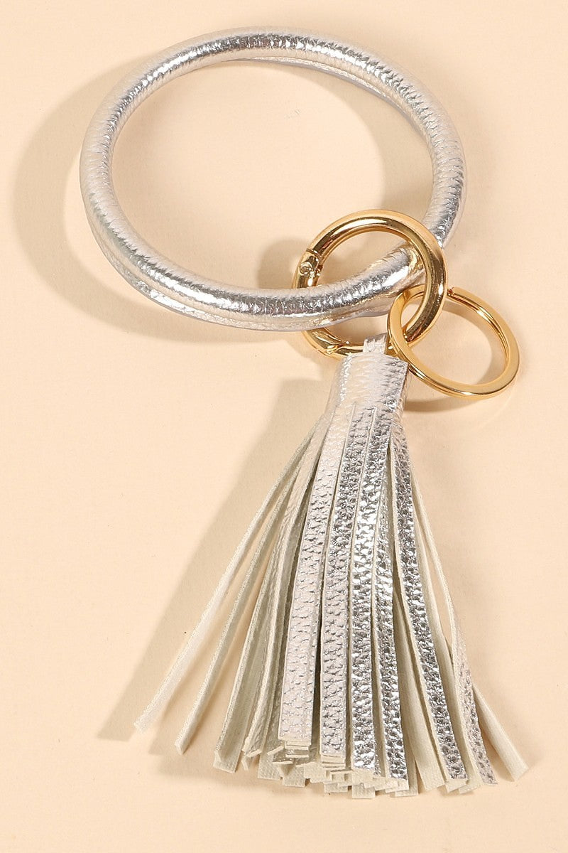 Ride In Style Keyring, Silver