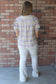 Chasing Daydreams Floral Plaid Top, Lavender