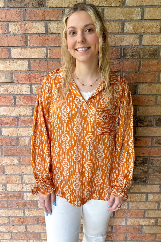 Golden Girl High Low Hem Top, Goldenrod