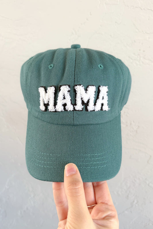 Sherpa Mama Baseball Cap, Harbor Teal