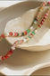 Sunny Boho Color Beaded 18K Gold Plated Stainless Steel  Necklace, Multi