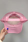 Bow Cherry Trucker Hat, Pink