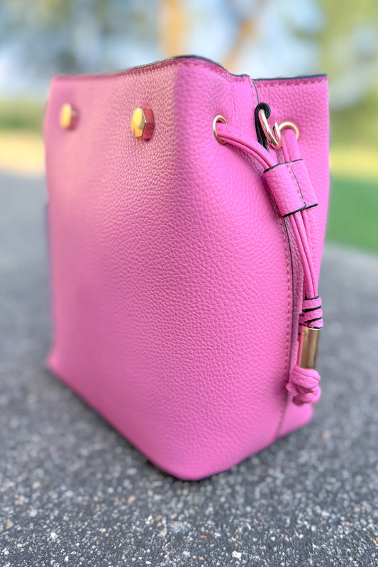 Mini Bucket Bag, Pink