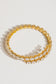 Esme 18K Gold Plated Stainless Steel Cz Glam Bracelet, Gold