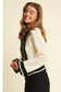 One of a Kind Cardigan, Black/White