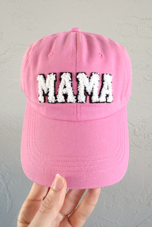 Sherpa Mama Baseball Cap, Pink