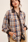 Jolene Mixed Plaid Oversized Plaid Top