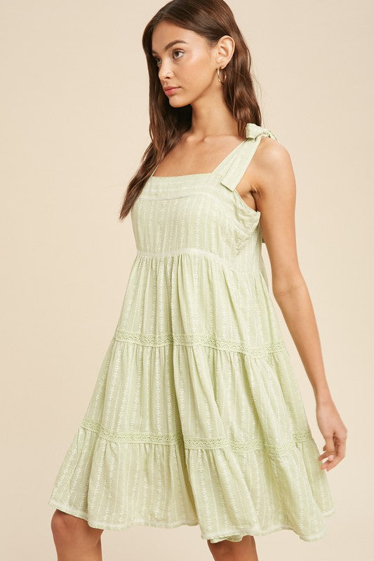 Simply Delightful Dress, Green Tea