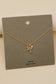 Pearl Cross and Gem Charms Chain Necklace, Gold