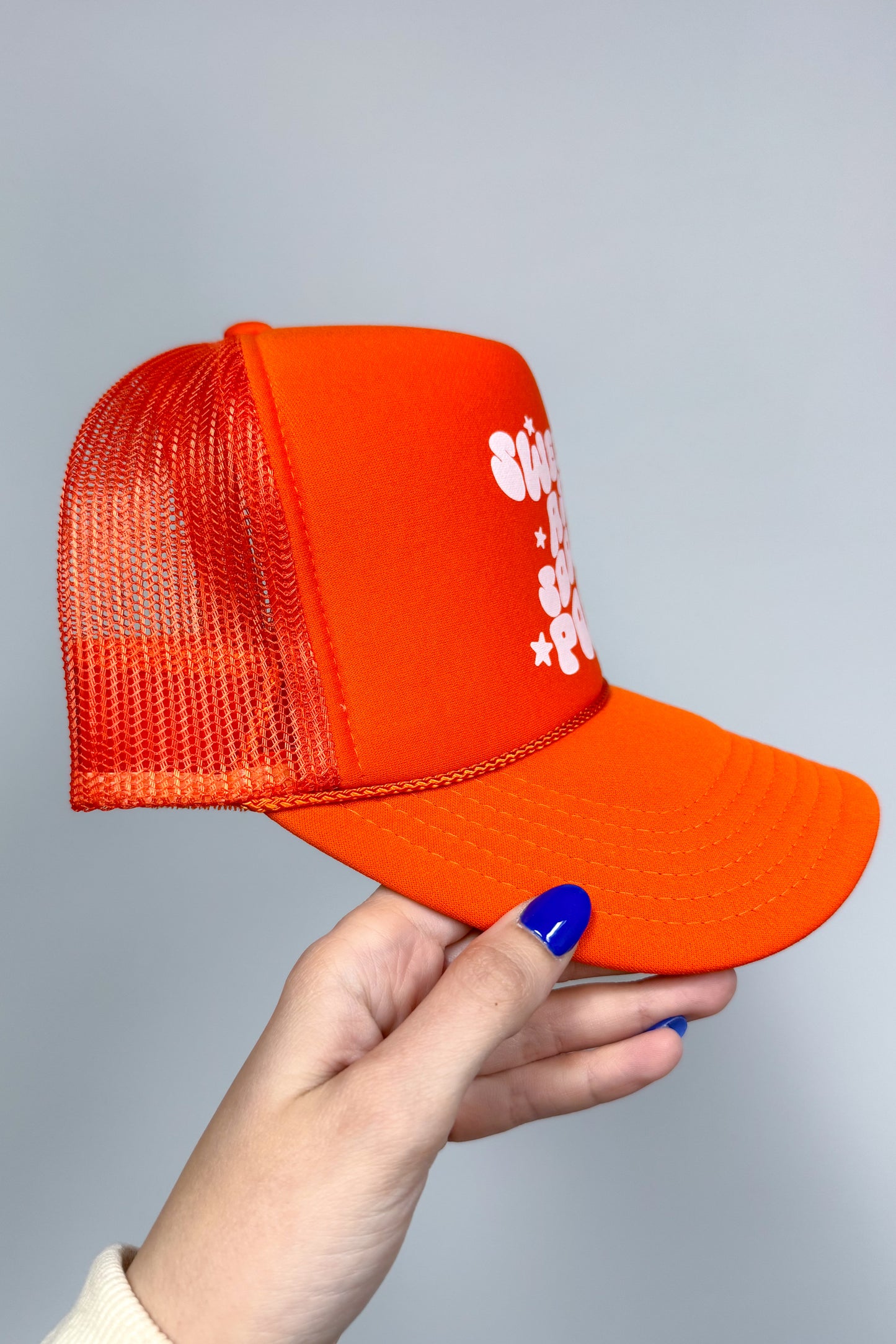 Sweet As Soda Pop Trucker Hat, Orange