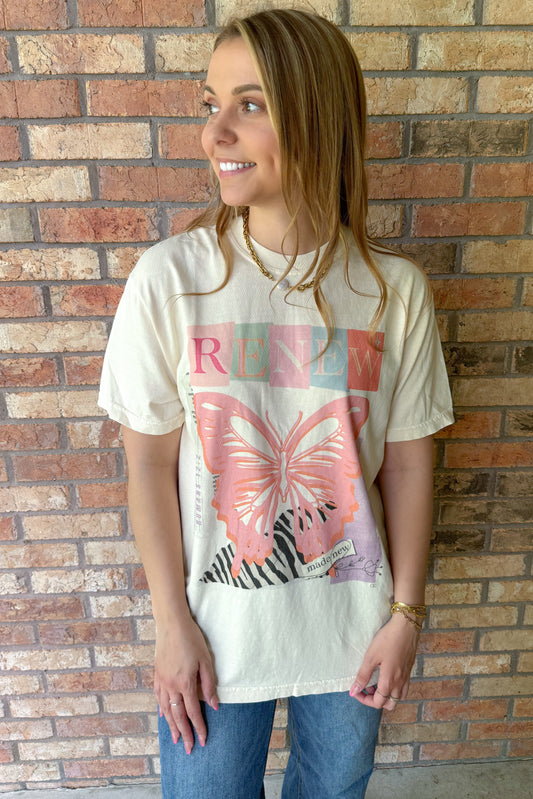 RENEW Comfort Colors Tee, Ivory