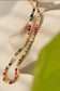 Sunny Boho Color Beaded 18K Gold Plated Stainless Steel  Necklace, Multi