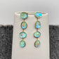 Naomi Irregular Blue 18K Gold Plated Stainless Steel Earrings
