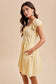 Ray of Sunshine Mini Dress, Lemon Water