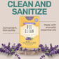 Bee Clean Organic Beeswax Hand Sanitizer, Lavender
