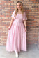 Pretty Please Maxi Dress, Pastel Pink