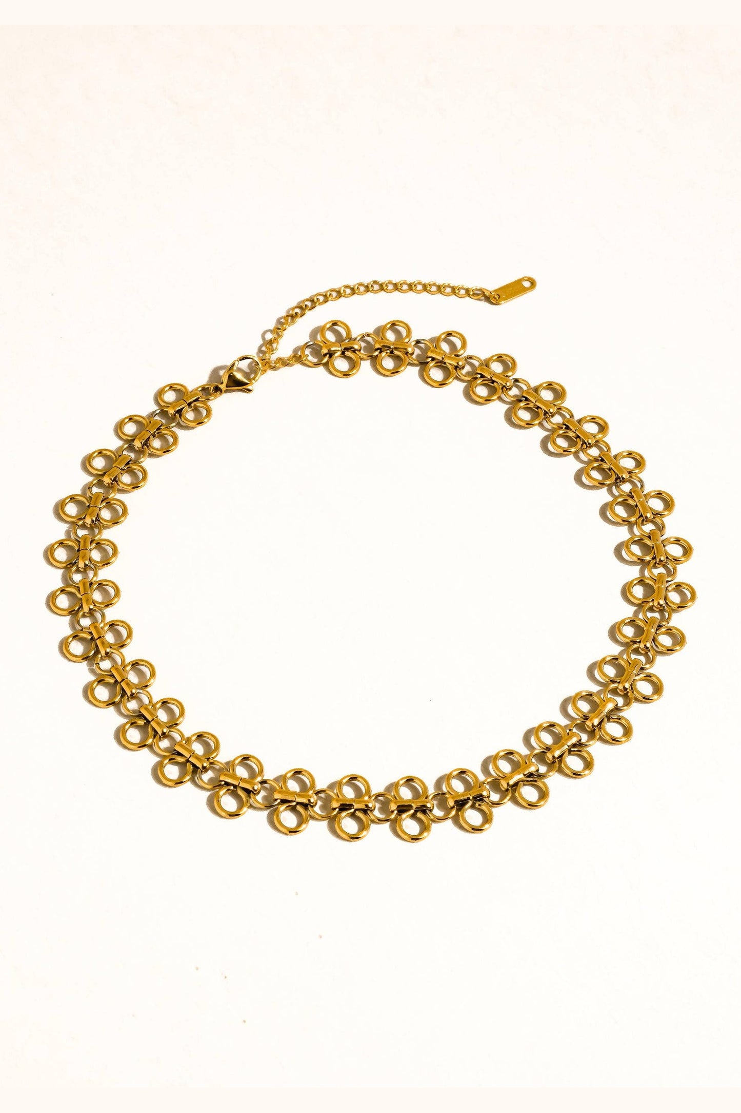 Ritza 18K Gold Plated Stainless Steel Choker, Gold