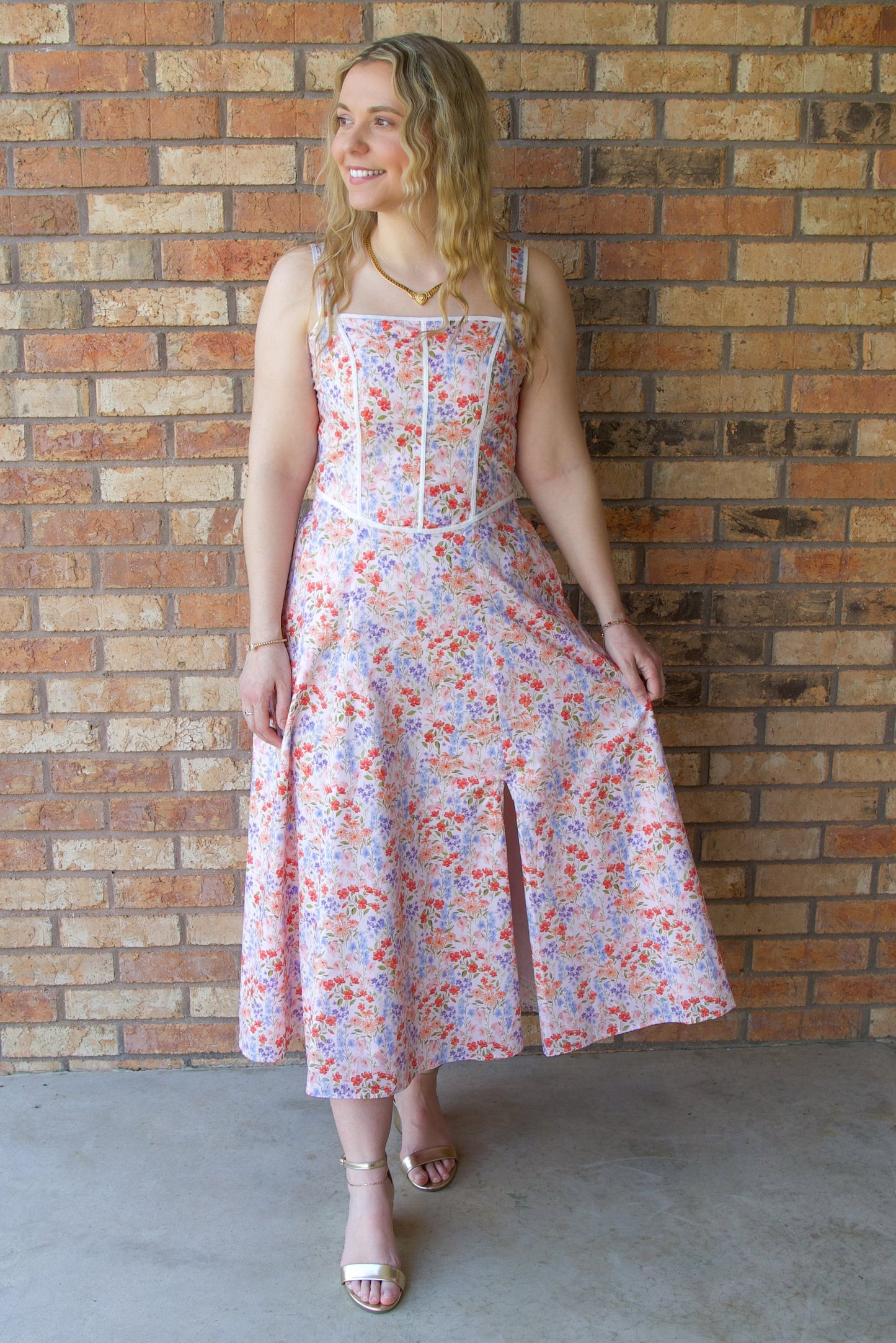 The Sweetest Thing Maxi Dress, Peony Multi