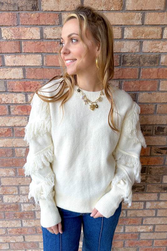 Special Occasion Sweater, Off White