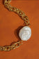 Marina 18K Gold Plated Stainless Steel Pearl Chain Necklace, Gold
